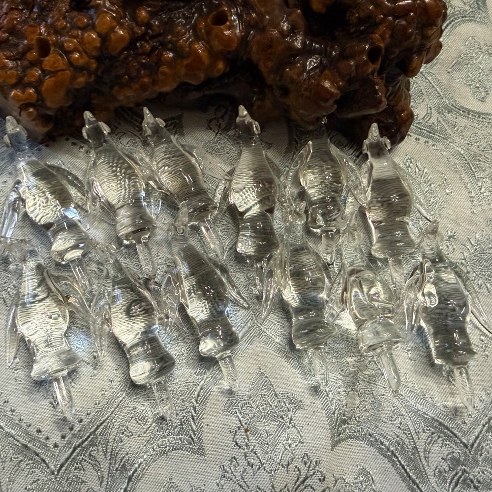 RARE Penguin Rookery on a burn 1991 Hand Blown Glass - Picture 5 of 8